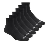 Skechers 6 Pack Core Quarter Large Socken in Schwarz, Größe Groß