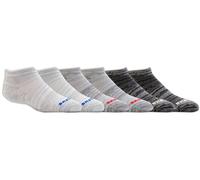 Skechers 6 Pack Low Cut Non Terry Socken in Grau, Größe Klein