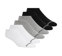 Skechers 6 Pack Männer's Cotton No Show Socken in Assorted, Größe Groß