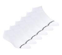 Skechers 6 Pack Männer's Cotton No Show Socken in Weiss, Größe Groß