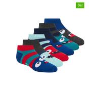 Skechers 6er-Set: Socken in Blau - Größe 27,5-35,5 | Kinder Socken Strumpfhosen