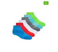 Skechers 6er-Set: Socken in Bunt - Größe 27,5-35,5 | Kinder Socken Strumpfhosen
