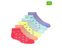 Skechers 6er-Set: Socken in Bunt - Größe 36-38 | Kinder Socken Strumpfhosen
