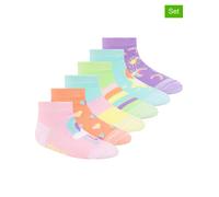 Skechers 6er-Set: Socken in Bunt - Größe 36-38 | Kinder Socken Strumpfhosen