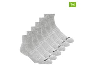 Skechers 6er-Set: Socken in Grau - Größe 42-46 | Herrensocken