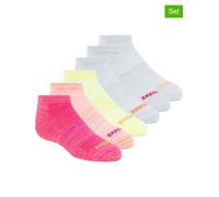 Skechers 6er-Set: Socken in Pink - Größe 27,5-35,5 | Kinder Socken Strumpfhosen