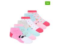 Skechers 6er-Set: Socken in Rosa - Größe 27-30 | Kinder Socken Strumpfhosen