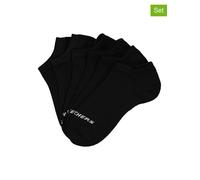 Skechers 6er-Set: Socken in Schwarz - Größe 39-42 | Herrensocken