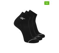 Skechers 6er-Set: Socken in Schwarz - Größe 43-46 | Herrensocken