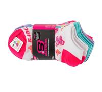 Skechers 6pk Girls Butterfly Socks S601234-MULT, Unisex socks, Multicolour, EU