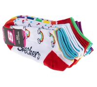 Skechers 6pk Girls No Terry S115376-MULT; Children's socks; S115376-MULT_31-34; multicolour; 31-34 EU (UK)