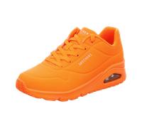 Skechers Damen Uno Night Shades Sneaker, Orange Durabuck, 38 EU