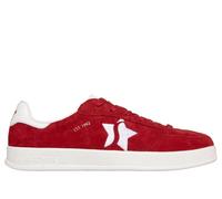 Skechers Damen Academy Court Charm Turnschuhe, Red Leather/Trim, 42 EU