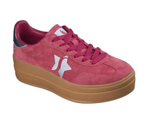 Skechers Academy Hi Elevated Essence Leder Damen Rot/Blau Sneaker EU 38 / UK 5