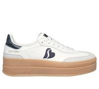 Skechers Academy HI - Stacked Hearts Shoes in Weiss/Schwarz, Größe 36