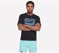 Skechers Ace T-Shirt in Schwarz, Größe XL