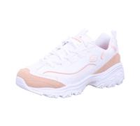 Skechers D'Lites New Heat Damen Sneaker Weiß/Orange EU 38