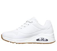 Skechers Damen UNO Stand ON AIR Sneakers, WHT weiß Durabuck, 41 EU