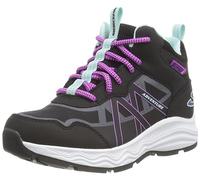 SKECHERS 303417L/BKAQ Adventure Blitz-Fun Pursuit Kinder Mädchen Trekkingschuhe Outdoor Stiefeletten Halbschuhe schwarz/türkis/lila Schwarz 33