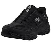 Skechers Afterburn M. Fit Ridgeburn Slip-In-Slipper für Herren, freihändig, Schwarz/Schwarz, 46 EU
