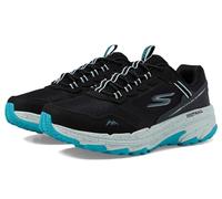 Skechers Damen Schlucht GO Run Trail HÖHE 2.0 Ravine, Schwarzes Leder Aqua Trim, 36.5 EU