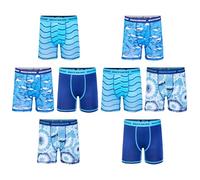 Skechers Amazon Exclusive 8er-Pack athletische Boxershorts mit einzigartigen Drucken in den Größen 2/3t, 4, 6, 8 und 10, 8er Pack Sharks Bxrbr, 8