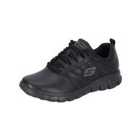 Skechers Damen Sure Track Erath Slip On Sneaker, Black Leather, 38.5 EU
