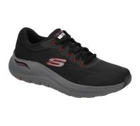 Skechers Arch Fit 2.0 Sport Herren, Schwarzes Mesh-Synthetik, 41 EU