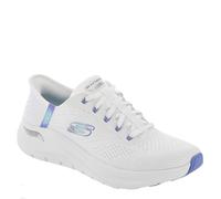 Skechers Slip-ins: Arch Fit 2.0 - Easy Chic Sneaker in Weiss/Blau, Größe 39, Vegan, in der Maschine waschbar