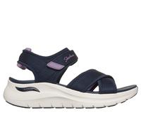 Skechers Arch Fit 2.0 Sandal - Feelin' Bright in Blau/Violett, Größe 40, Vegan, in der Maschine waschbar