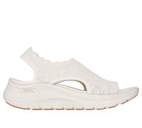Skechers Arch Fit 2.0 Sandal - Flawless Choice in Off Weiss, Größe 40, Vegan, in der Maschine waschbar