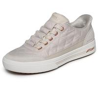 Skechers Arch Fit Arcade-Cuddle Steps Slip-In-Sneaker für Damen, freihändig, Cremeweiß, 11 Wide