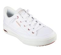 Skechers Arch Fit Arcade - Meet Ya There Baumwolle Damen Weiße Sneakers