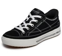 Skechers Arch Fit Arcade Meet Ya There Damen-Sneaker, Schwarz/Weiß, 38.5 EU