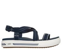 Skechers Arch Fit Arcade Sandal - Adieu in Marine, Größe 36, Vegan, in der Maschine waschbar