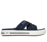 Skechers Arch Fit Arcade Sandal - Daylily in Marine, Größe 38, Vegan, in der Maschine waschbar
