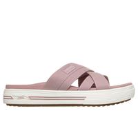 Skechers Arch Fit Arcade Sandal - Daylily in Mauve, Größe 35, Vegan, in der Maschine waschbar
