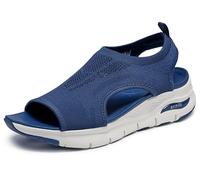 Skechers ARCH FIT - CITY CATCH Damensandalen, dunkelblau, größe 40