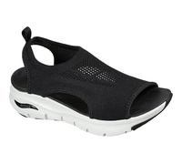 Skechers Arch Fit - City Catch Damen-Strick Sandals, Black, 38 EU