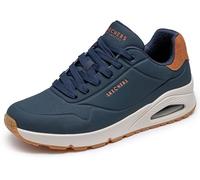 Skechers Arch Fit Court Break Sportschuhe EU 44 Navy Microfiber / Duraleather