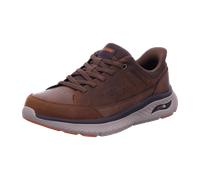 Sneaker SKECHERS "Skechers Sneaker Leder", Herren, Gr. 47,5, braun, Leder, Schuhe Sneaker (38651645-47,5) braun