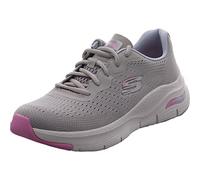 Skechers Damen-Sneaker Arch Fit Infinity Cool Schnürhalbschuh Grau Größe 38
