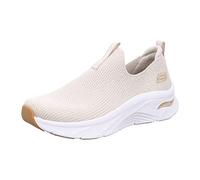 Skechers Arch FIT D'LUX Slipper für Damen, natürlicher Strick/Goldbesatz, 38 EU