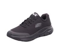 Skechers Herren Arch Fit Sneaker, Black Textile Synthetic Trim, 42 EU