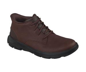 Skechers Arch Fit Garza Ridley Leder Herren Braun Stiefeletten EU 44.5 / UK 10