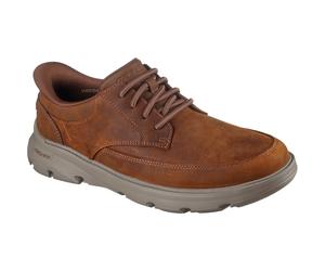 Skechers Arch Fit Garza Rowan Leder Herren Schnürschuhe in Dunkelbraun EU 44.5 / UK 10