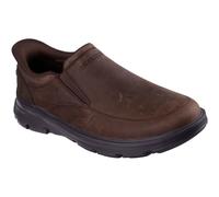 Skechers Arch Fit Garza Umar Leder Herren Mokassins aus Kakao EU 39/UK 6