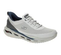 Slip-On Sneaker SKECHERS "ARCH FIT ORVAN-KINCADE" Gr. 42, grau (hellgrau), Herren, Textil, Schuhe (40054133-42) hellgrau