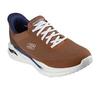 Skechers Slip-On Sneaker Arch Fit Orvan-Kincade Textil Herren Rotbraun Gr. 44