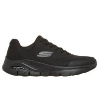 Skechers Herren Arch Fit Sneaker, Schwarze, Schwarze Textilbespannung Aus Synthetikmaterial, 39.5 EU